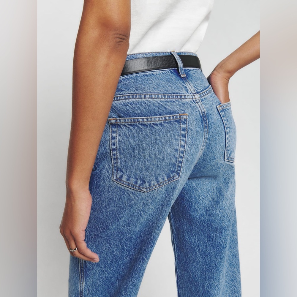 Reformation Val 90s Mid Rise Straight Jeans - Picture 3 of 3